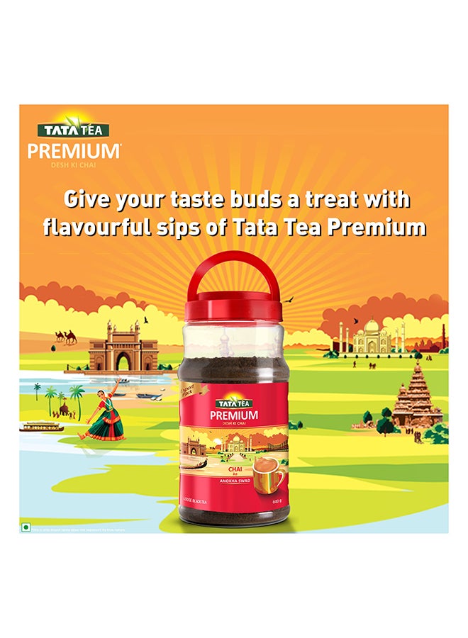 tata tea premium Black Tea Jar 800Gm - Image 2