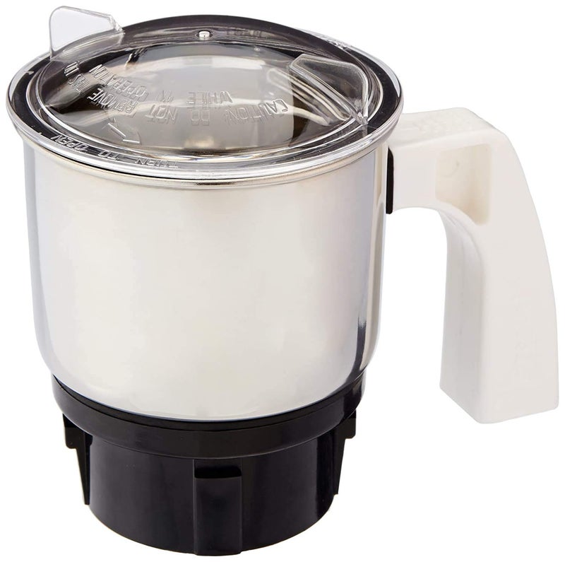 Preethi Mga 501 0.4L Chutney Jar For Eco Plus/Chef Pro And Blue Leaf  Small  Silver - Image 1