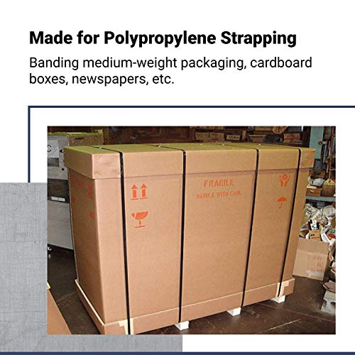 IDL Packaging C-3004 Heavy Duty Sealer & Crimper for 1/2” Polypropylene (PP) Strapping - Heat-Treated Durable Tool with Ergonomic Design - Long Handles Mean Less Effort in Closing The Seal - Image 5