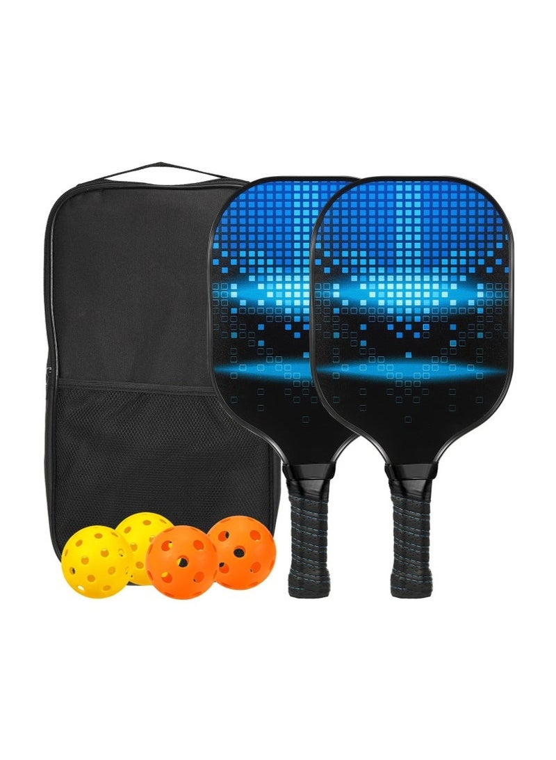 Arabest Pickleball Paddle Set, USA Pickleball Approved(PA) Pro Graphite Pickleball Set, Polypropylene Honeycomb Core, Cushion 4.72In Grip, Portable Bag/Paddle Cover  - Image 1