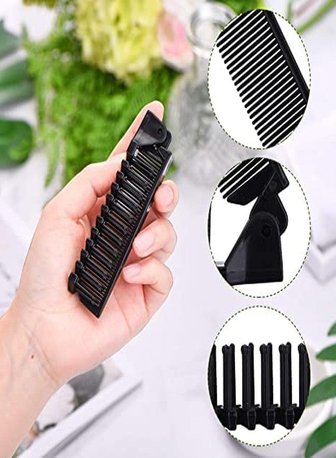 GITGRNTH Portable Travel Folding Comb Brush Compact Foldable Hair Brush For Travelling Pocket Size Comb Double Headed for Women & Men (Pack Of 1) - Image 4