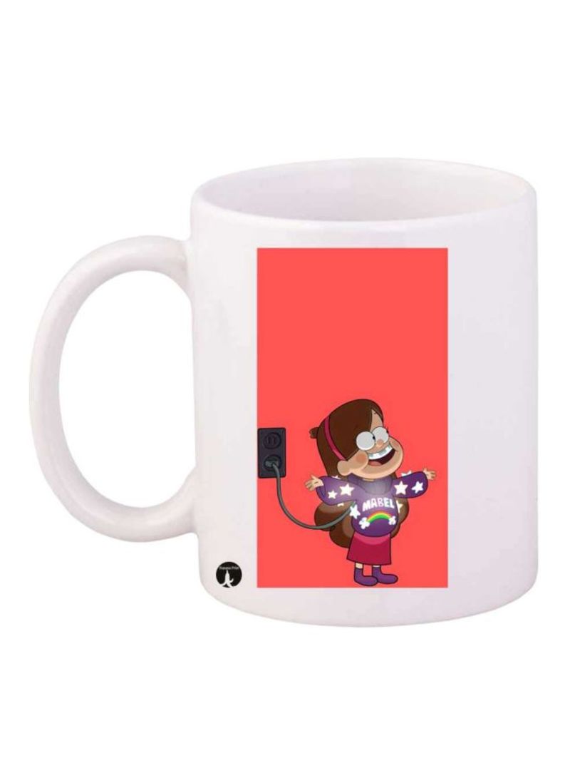 RKN Gravity Falls Printed Mug White/Red/Purple Standard Size
