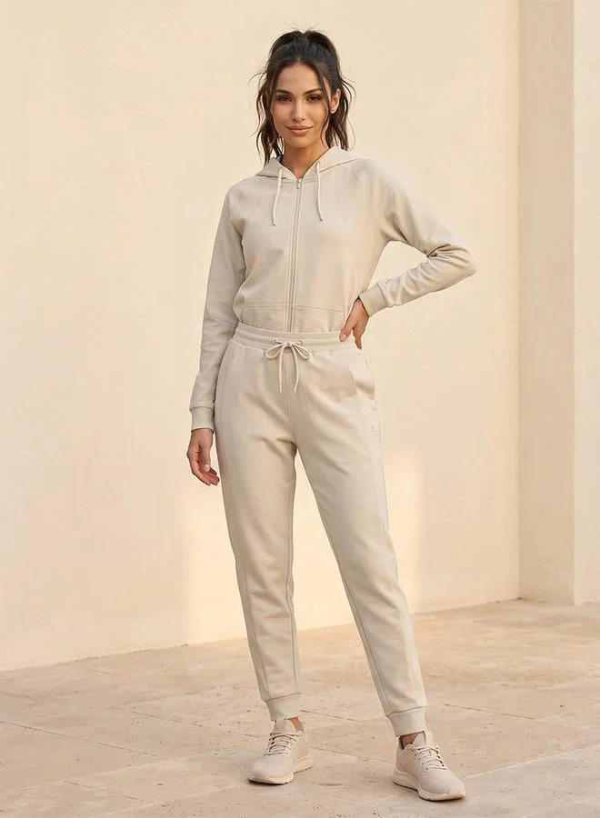 Splash Active WHITE Drawstring Waist Joggers for Women | Best Price UAE