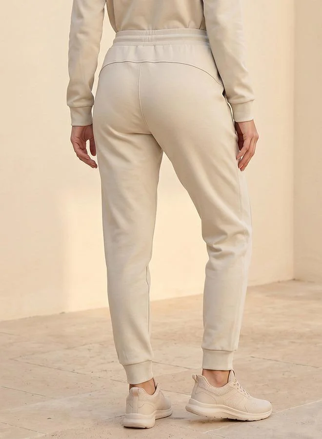 Splash Active WHITE Drawstring Waist Joggers for Women | Best Price UAE