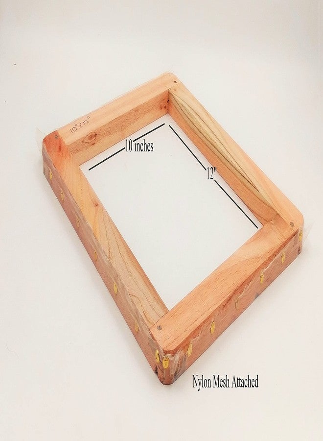 Sumikrafts Screen Printing Kit – Wooden Screen Printing Frames (4 Assorted Sizes) | 6”x8”, 8”x10”, 10”x12”, 12”x15” | Pre-Stretched Nylon Mesh No.16 + 1 Meter Extra Mesh | Ready to Use for Fabric & Craft Printing - Image 4