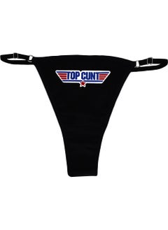Ebsem - Top Cunt Printed Cotton Adjustable G-String, Thong, Women's Underwear  - Image 1
