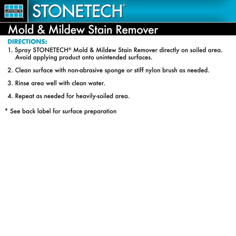 StoneTech DuPont Mold & Mildew Stain Remover for Natural Stone - Image 5