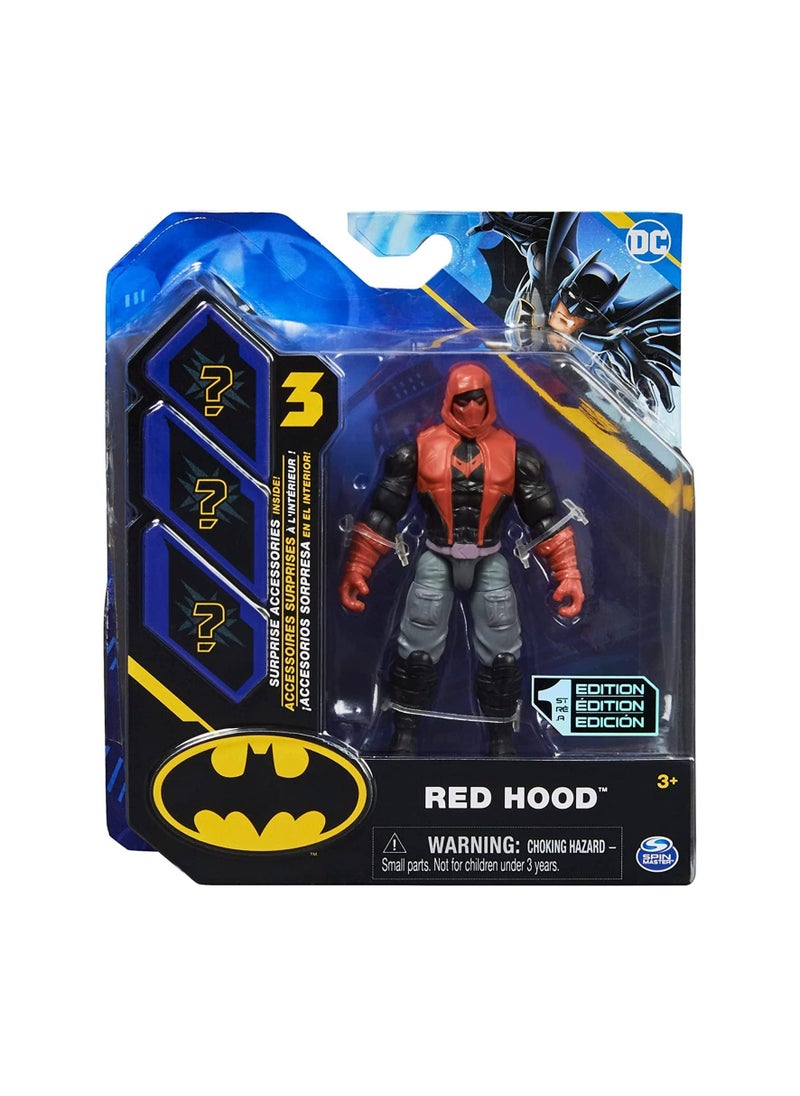 DC Comics BATMAN DC Red Hood 4-inch Action Figure  - Image 1