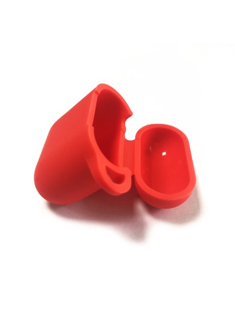 Suitable For Airpods 2/3/pro 4/5/6 Generation Silicone Case Protective Case Apple Bluetooth Headset Protective Case-Color:Airpods 1/2 (NE Model)-Applicable Model:Black