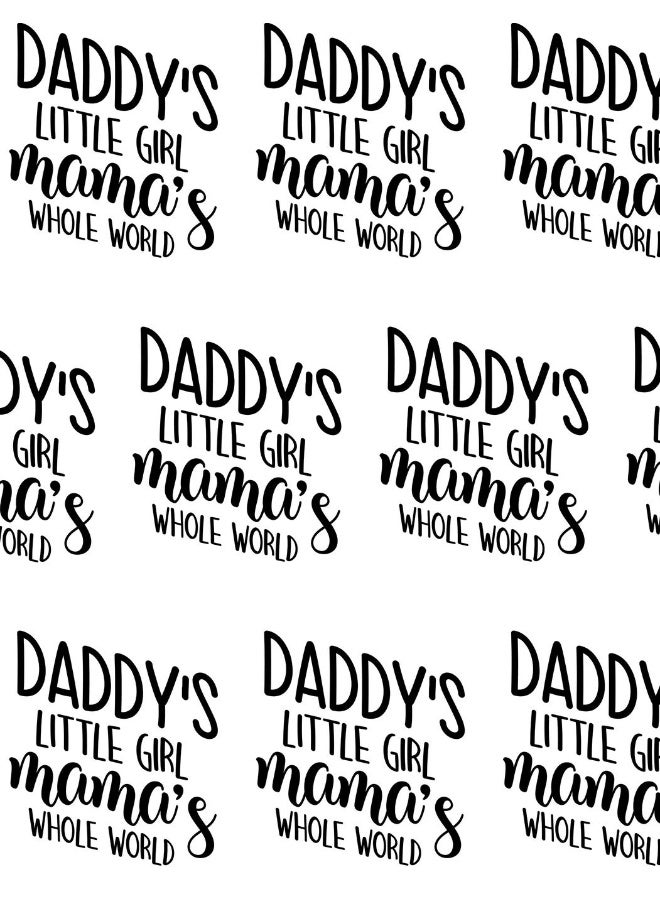 Daddy's Little Girl, Mama's Whole World Composition Notebook - Large Ruled Notebook - 8.5x11 Lined Notebook (Softcover Journal / Notebook / Diary)  - Image 1