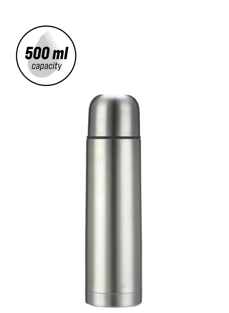 Aluminium Coffee And Tea Flask Silver 0.5Liters