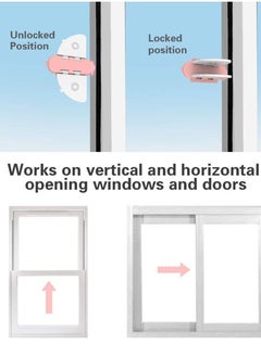 Y&D Sliding Door Lock (3 Pack), Child Safety for Window with Strong Adhesive Tape Shower Door, Patio, Closet, Shutter and More  - Image 2