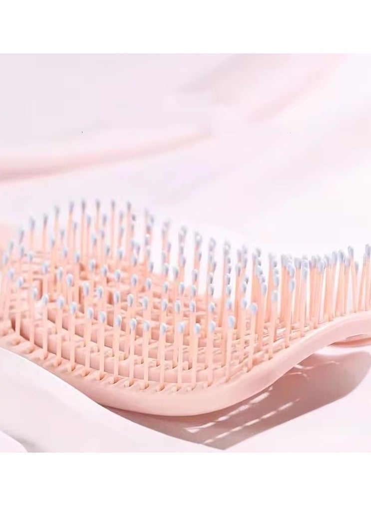 Goolsky 1Pcs Elastic Massage Comb Hollow Out Hair Brush Scalp Massage Combs Hair Styling Detangler Fast Blow Drying Detangling Tool - Image 3