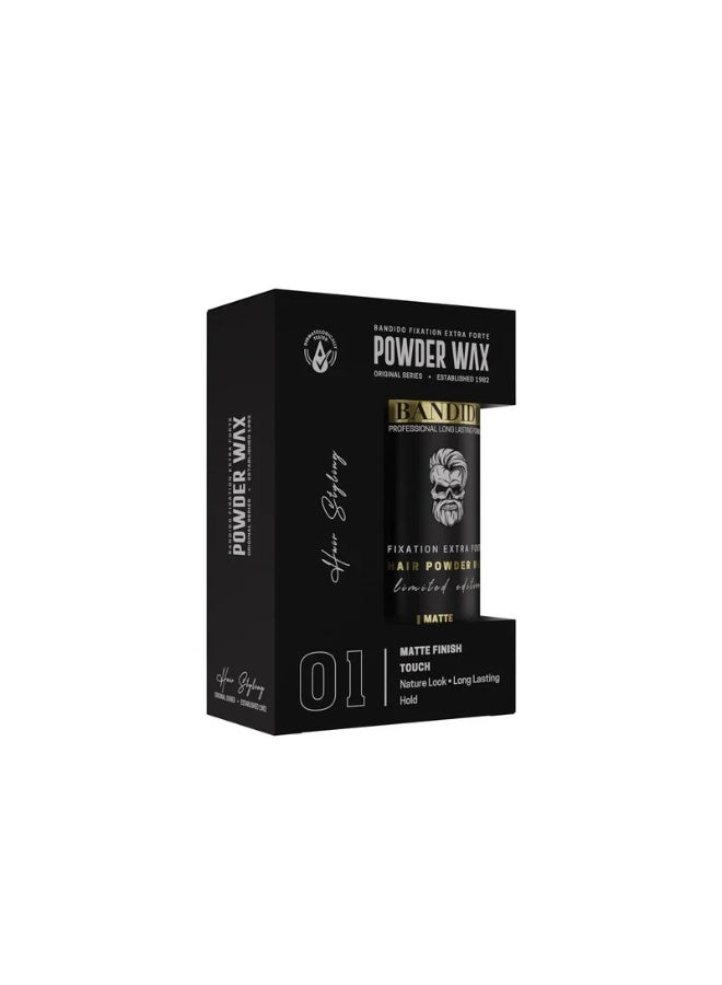 BANDIDO Matte Hair Powder Wax 32g | Extra Strong Hold | Instant Volume & Texture | Natural Matte Finish | Lightweight Hair Styling Powder for Men & Women - Image 3