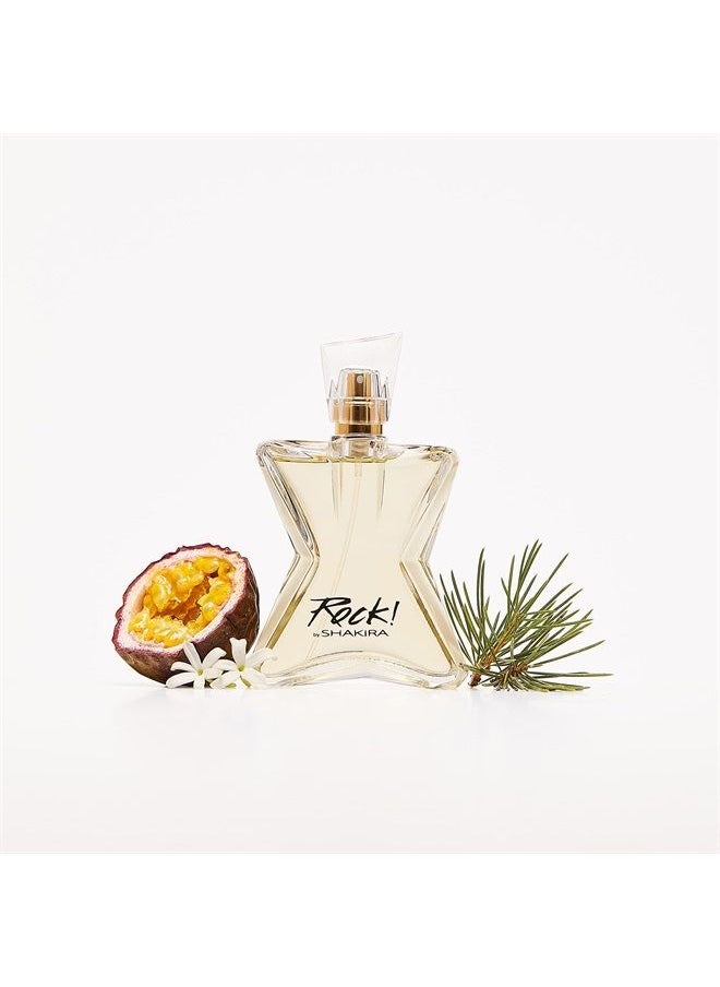 SHAKIRA Rock for Women - Long Lasting - Fresh, Femenine and Dynamic Fragance - Floral and Fruity Notes - Ideal for Day Wear - (2.7 Fl Oz)  - Image 3