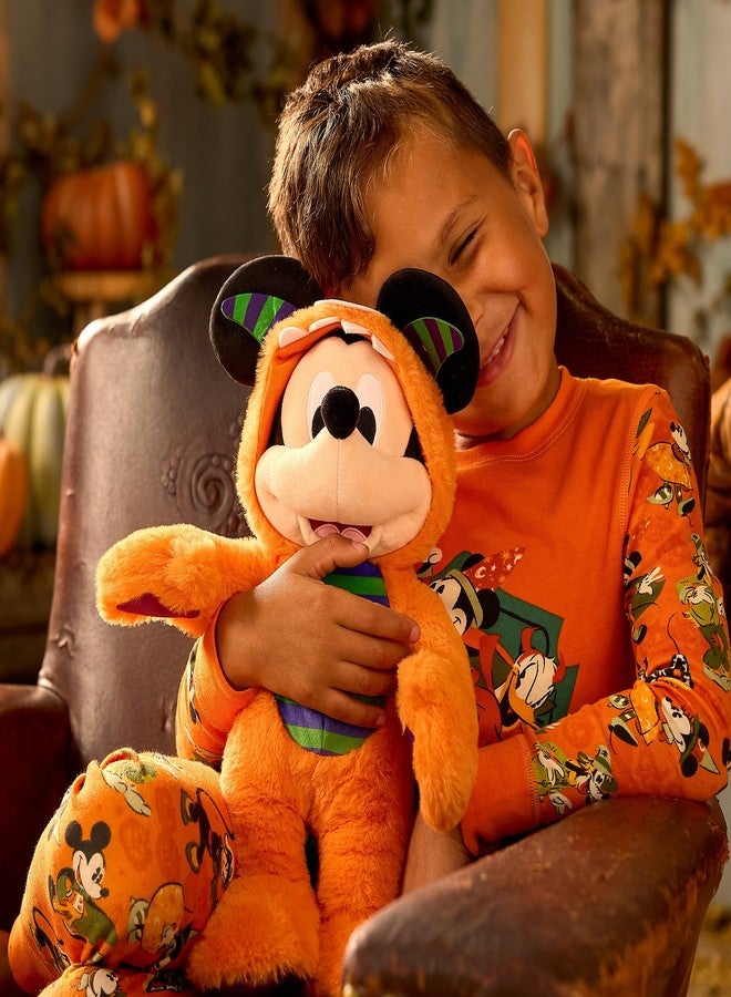 Disney Store Official Mickey Mouse Halloween Plush - Disney Halloween Stuffed Animal with Embroidered Features, Detailed Plush Sculpting, Furry Monster Costume, Felt Teeth, Scales and Cyclops Eye - Image 2