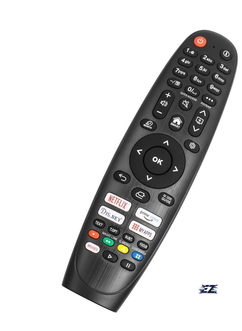 PopZa New Universal Remote Control Replacement for LG Magic Remote MR18BA MR19BA MR20GA MR21GA MR22GN for LG Smart TV LCD/LED/OLED/QNED/NanoCell/UHD (Battery Included) - Image 2