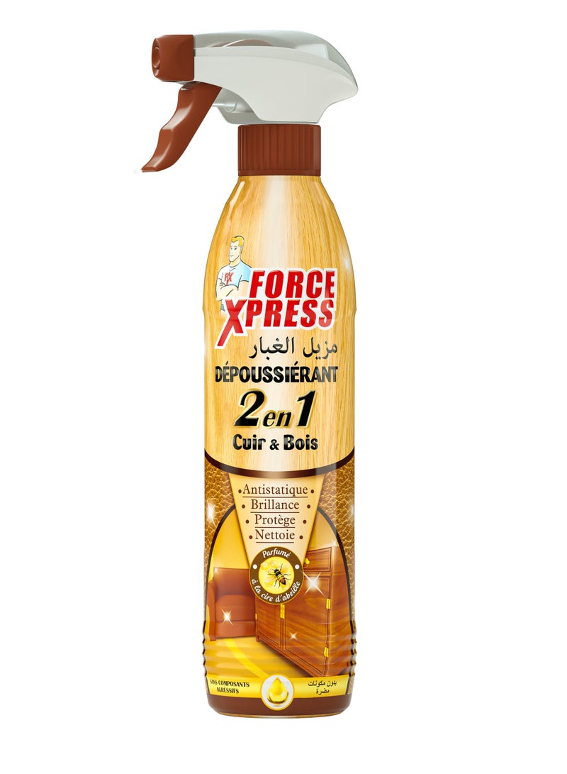  فورس إكسبرس مزيل الغبار للخشب والجلد 430 مل Force Xpress