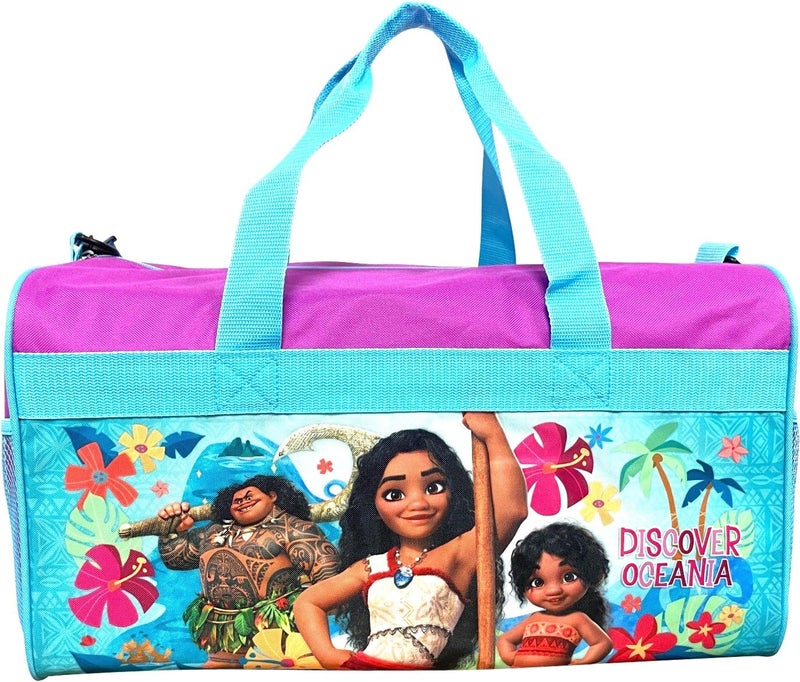 Ruz 18 Inch Kids Duffel Bag Overnight CarryOn Travel And Sports Bag MoanaDiscover - Image 2