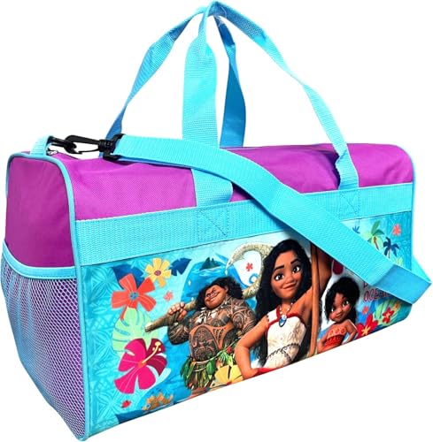 Ruz 18 Inch Kids Duffel Bag Overnight CarryOn Travel And Sports Bag MoanaDiscover - Image 3