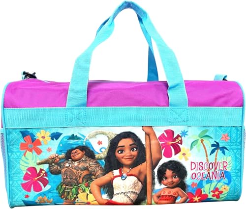 Ruz 18 Inch Kids Duffel Bag Overnight CarryOn Travel And Sports Bag MoanaDiscover - Image 1