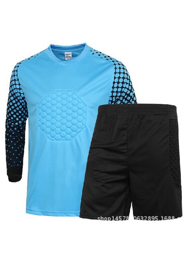 Blue Top Shorts Football Jersey - Image 1