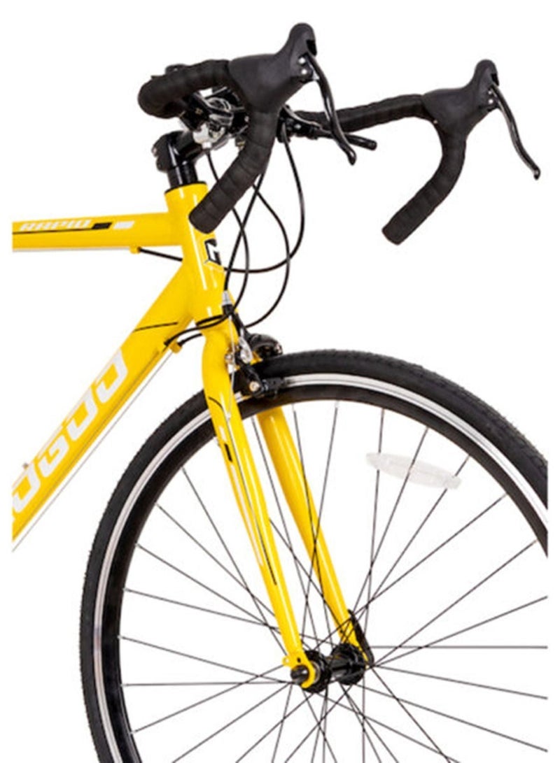 MOGOO Rapid Road Bike | For Adults |14 Speed Shimano Drivetrain | Lightweight Aluminum Alloy Frame |Kenda Tires | Caliper Brakes | Yellow Color - Image 3