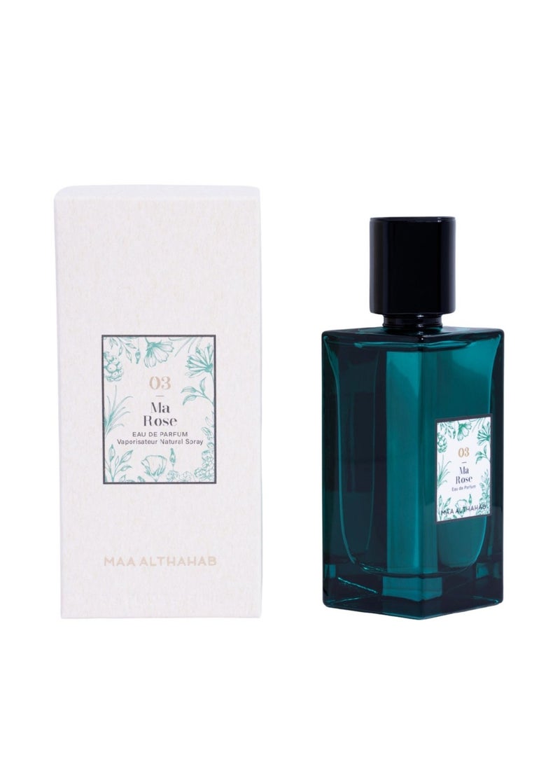 ماء الذهب ماء  الذهب | ما روز أو دو بارفان | عطر زهري ثابت يدوم طويلاً وبرائحة أنيقة | 75 مل | للنساء اللواتي يجسدن الرقي والرومانسية - Image 2