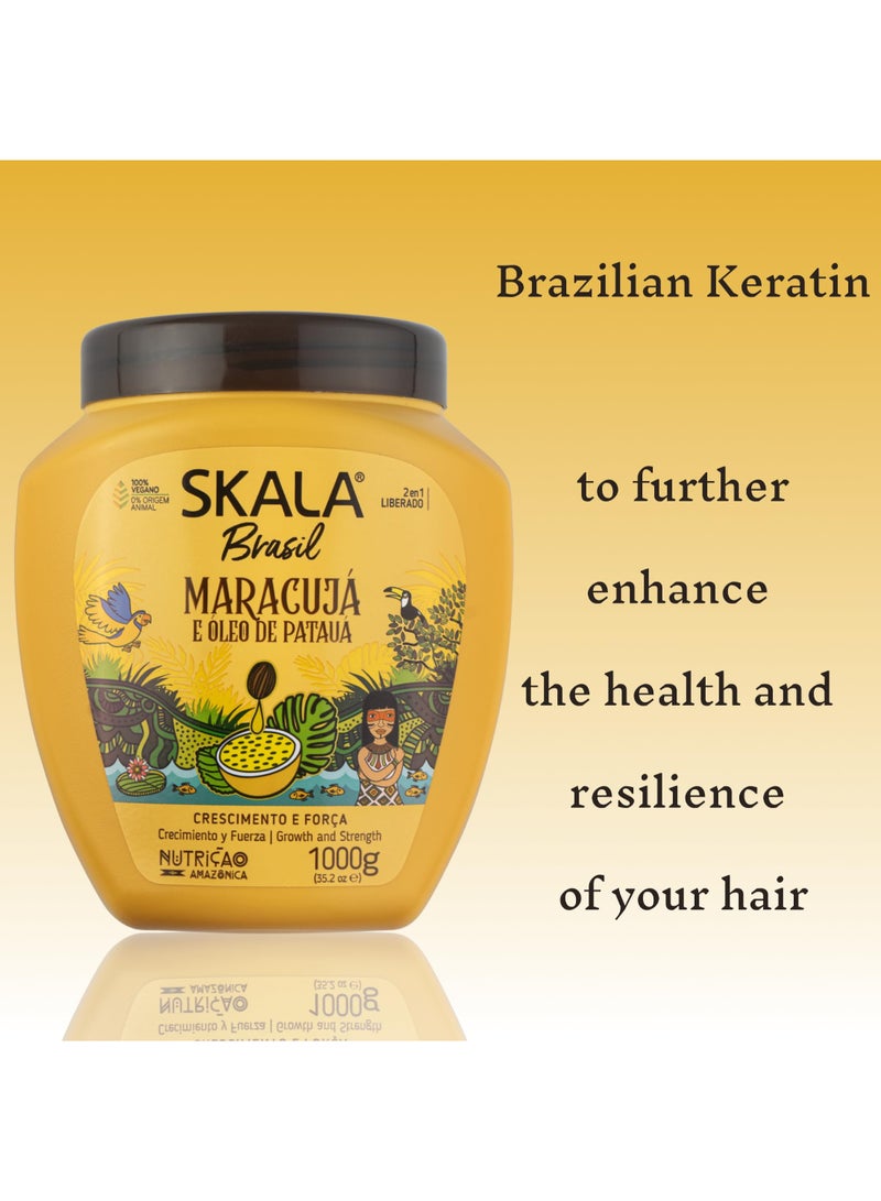 SKALA ماراكويا مع زيت باتوا | الترطيب والقوة | للشعر التالف والهش | 1000 جرام - Image 4