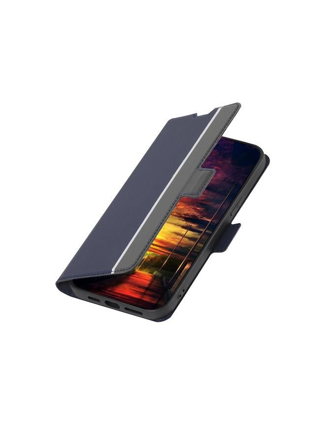 S-TOP Case For Nokia C200 Twill Texture Side Button Leather Phone Case - Image 5