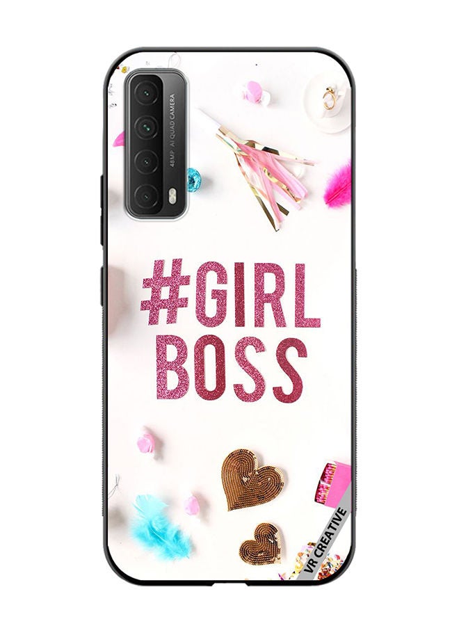 VR CREATIVE Protective Case Cover For Huawei Y7a Girls Boss Design Multicolour - Image 1