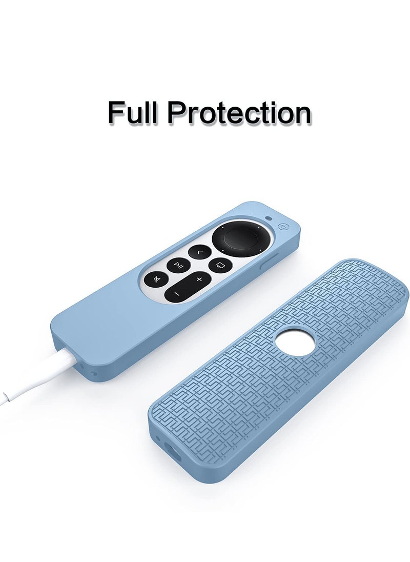 O Ozone Silicone Case for Apple TV 4K Siri Remote 2021 Cover, Anti Slip Protective Case for Apple TV 4K 6 Generation 2021 Remote Control, Apple 4K Siri Remote 2nd Gen Cover (Black)  - Image 5