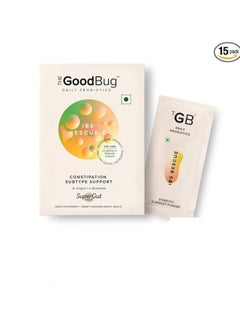The Good Bug IBS Rescue C Super Gut Powder For Constipation Relief And Irritable Bowel Syndrome Pre And Probiotic Supplement For Men And Women 5 Billion CFU Of Clinically Proven Strains 15 Days Pack  - Image 1