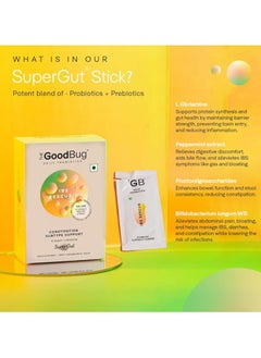 The Good Bug IBS Rescue C Super Gut Powder For Constipation Relief And Irritable Bowel Syndrome Pre And Probiotic Supplement For Men And Women 5 Billion CFU Of Clinically Proven Strains 15 Days Pack  - Image 3