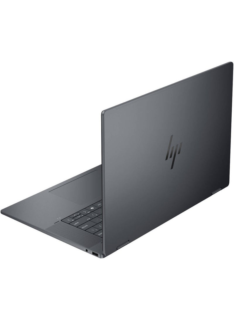 HP 16-as0043dx أومني بوك إكس فليب 2 في 1 لابتوب الجيل التالي AI، شاشة تعمل باللمس OLED 3K بحجم 16"، معالج إنتل كور ألترا 9 288V، 32 جيجابايت RAM، 2 تيرابايت SSD، بطاقة رسومات إنتل آرك 140V (8 جيجابايت)، لوحة مفاتيح إنجليزية، ويندوز 11 BZ0N2UA - Image 5