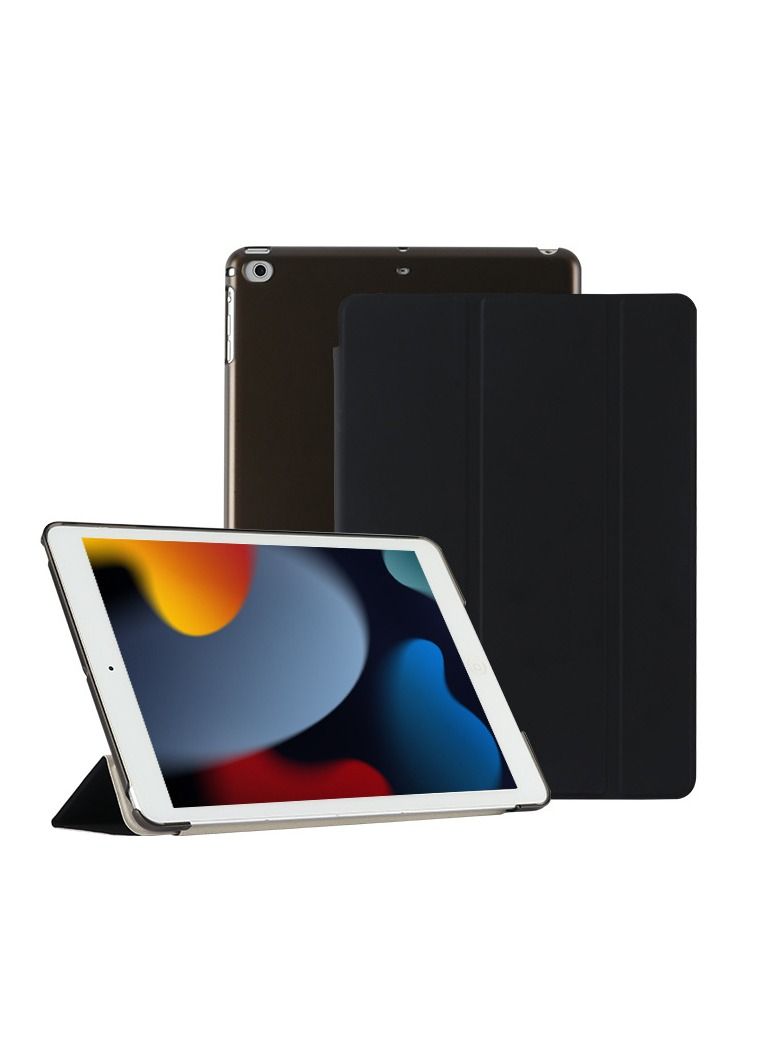 Loquat Protective Tri-Fold Case Cover For iPad Black
