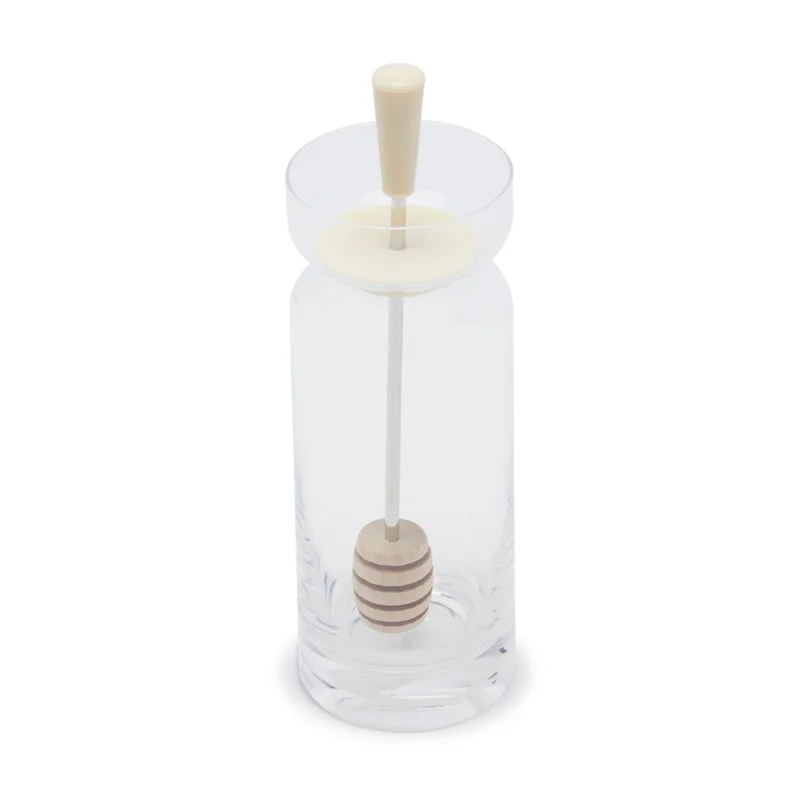 Simply Kitchen Belmont Glass Syrup Honey Jar