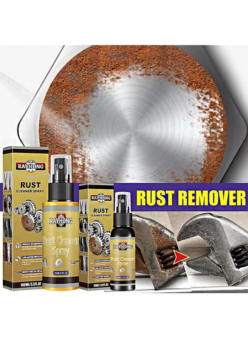 RAYHONG Rust Cleaner Spray Stainout Boat Rust Remover, Stain out Boat Rust Remover, Multipurpose Rust Remover Spray for Metal, Rust Remover Inhibitor Derusting Spray Car Maintenance Cleaning Tool - Image 2