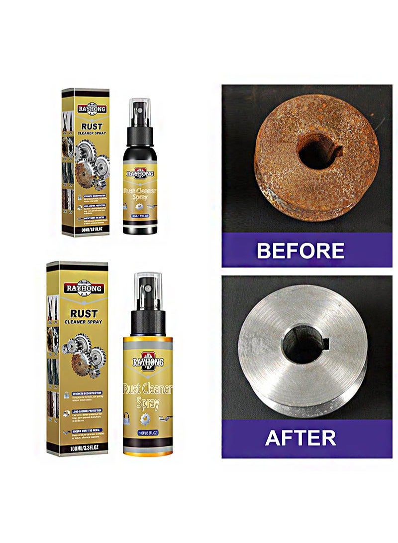 RAYHONG Rust Cleaner Spray Stainout Boat Rust Remover, Stain out Boat Rust Remover, Multipurpose Rust Remover Spray for Metal, Rust Remover Inhibitor Derusting Spray Car Maintenance Cleaning Tool - Image 4