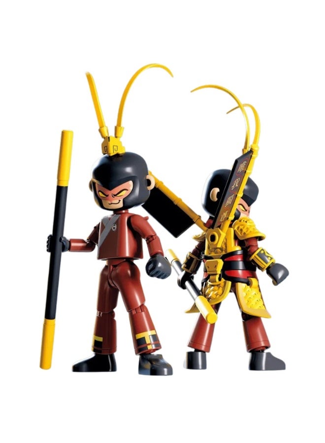 Blokees Hero Infinity Sun Wukong Armor Version Building Figure – Mythical Aspect Model Kit | Collectible Action Toy | Genuine Licensed Hero Series Figure | Gift for Kids Boys UAE - Image 4