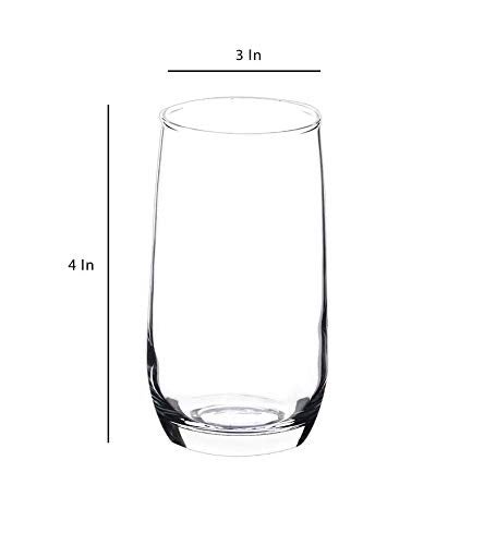 TAGROCK JuiceWater Drinking Glass 385ml Set of 6pcs Transparent - Image 4