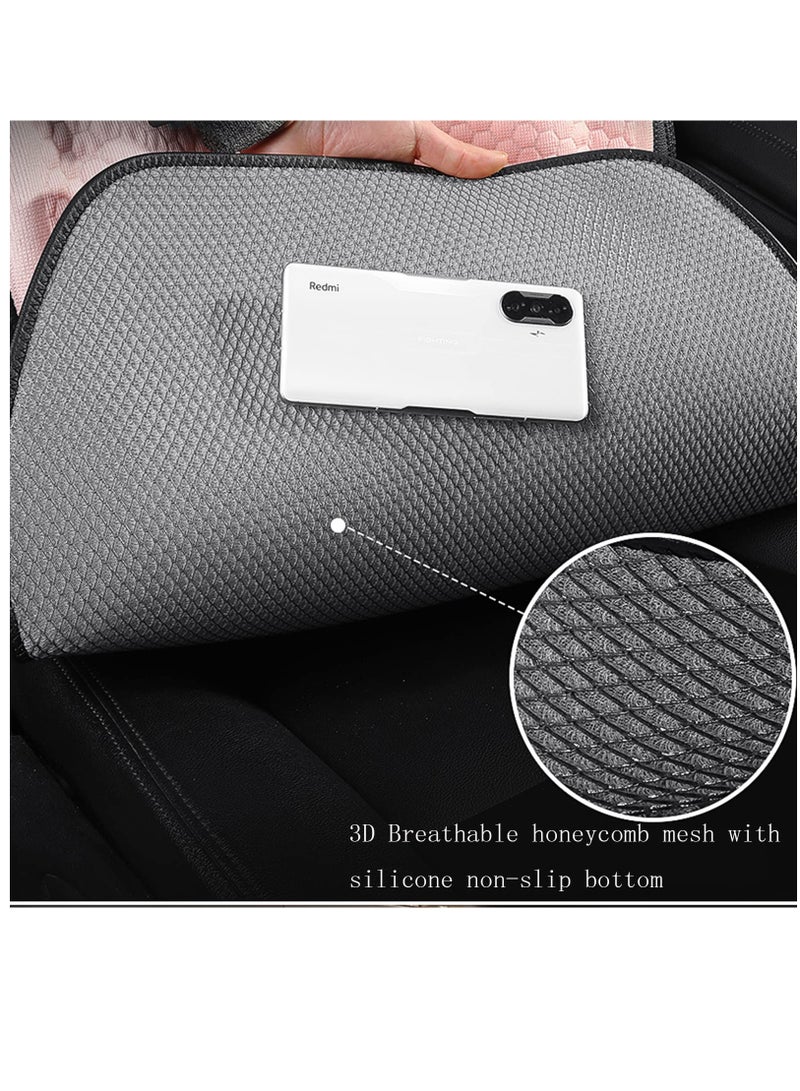 Excefore Memory foam Car Seat Covers, Non-Slip Orthopedic Gel & Memory Foam Coccyx Cushion for Tailbone Pain, Car Seat Cushion, Gray, 1 Pcs - Image 3