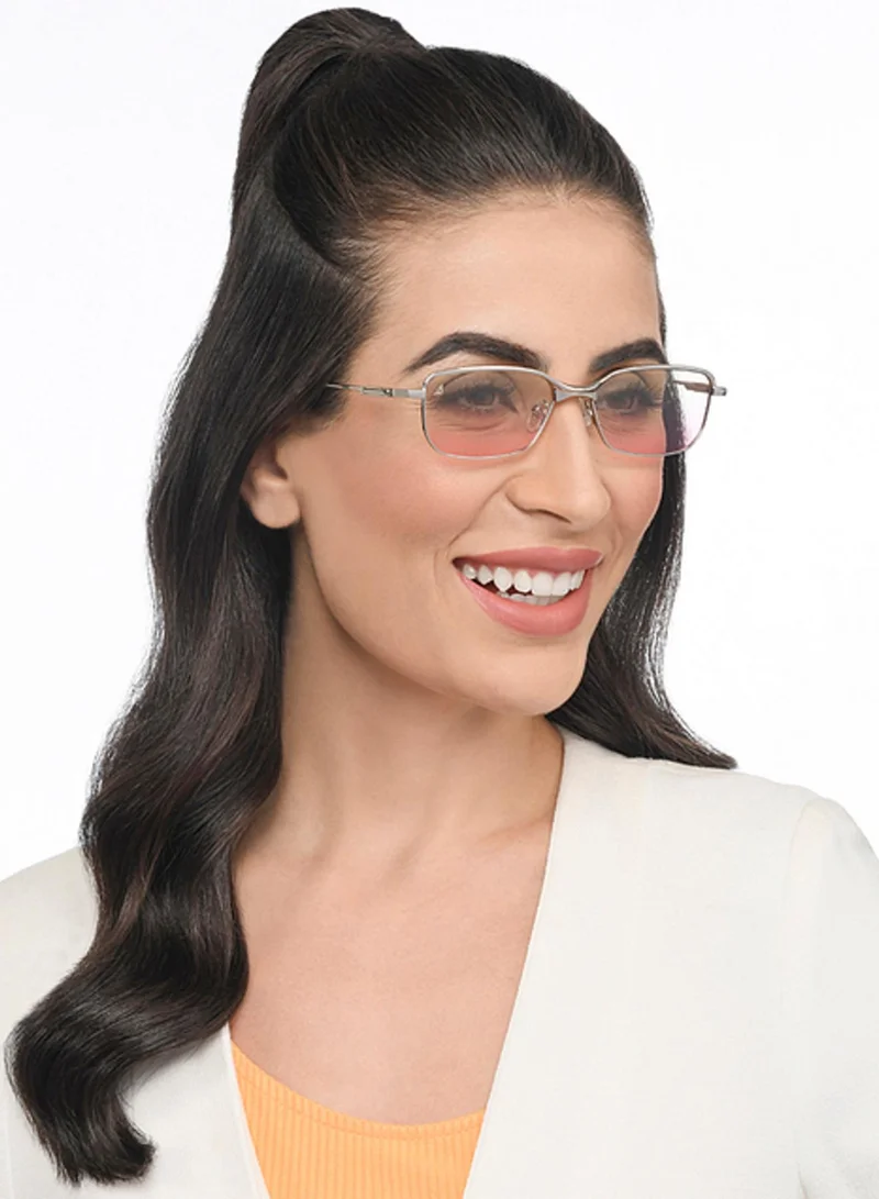 VINCENT CHASE Vincent Chase By Lenskart | Silver Dual Tone Full Rim Rectangular | Maverick | Branded Latest and Stylish Sunglasses | Polarized and 100% UV Protected | Men & Women | Medium | VC S15757