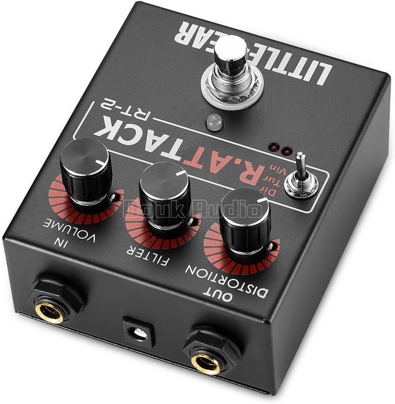 Nobsound Little Bear 3 Rat Tack Guitar Bass Distortion Effector Effect Stomp Box Fuzz Pedal LED - Image 3