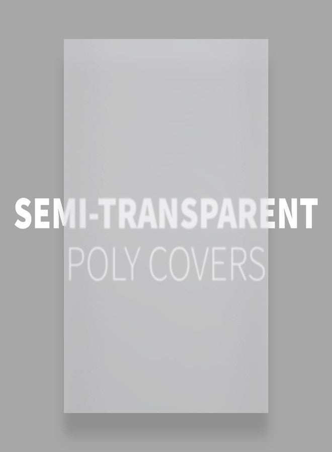 Binditek 50 Pack 12 Mil Frosted Polycover, Semi-Transparent Binding Presentation Covers, 8-1/2 x 11 Inches, Lightly Textured Sand Finish, Square Corners, Un-Punched Binding Front and Back Covers - Image 3