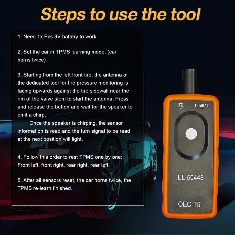 Bittwee EL-50448 TPMS Relearn Tool - Image 5