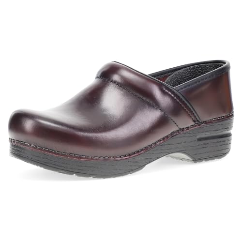 Dansko Women’s Professional Slip-On Clogs –Rocker Sole and Arch Support for Comfort-Ideal for Nursing, Food Service, Healthcare Cordovan Cabrio 6.5-7 M US - Image 1