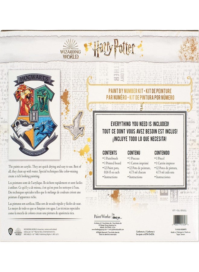 Dimensions PaintWorks Hogwarts Harry Potter Paint by Number Kit for Adults and Kids - Image 2