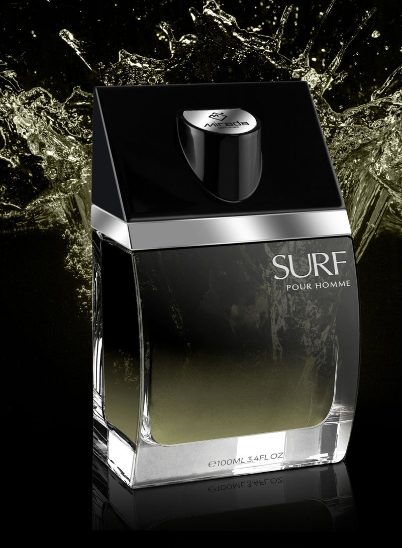Mirada Surf Men Perfume EDP 100ml - Image 3