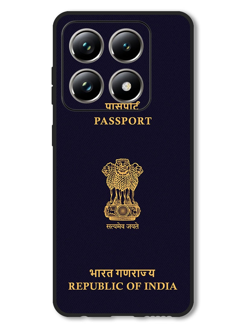 Theodor Case Compatible with Xiaomi 14T Protection Shockproof Bumper Cover India Passport - Image 1